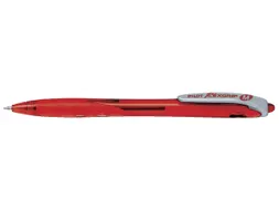 Balpen Pilot Rexgrip 1.0mm Begreen Medium Punt Rood