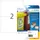 HERMA 4600 Weerbestendige Inkjet-etiket A4 210x148mm Wit 20 stuks