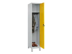 locker,HxBxD 1950x400x500mm,1vak,vak B 400mm,draaigrendel,voeten