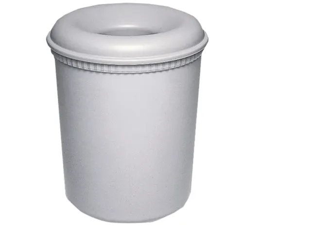 Papiermand vuurbestendig 15L grijs