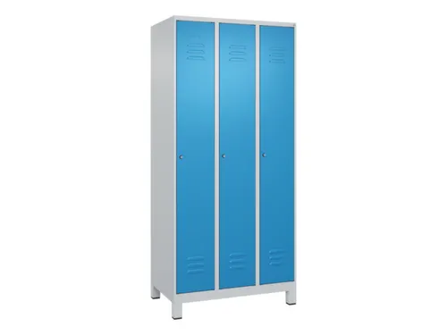 locker voor scheiding van kleding,HxBxD 1950x900x500mm,3vak