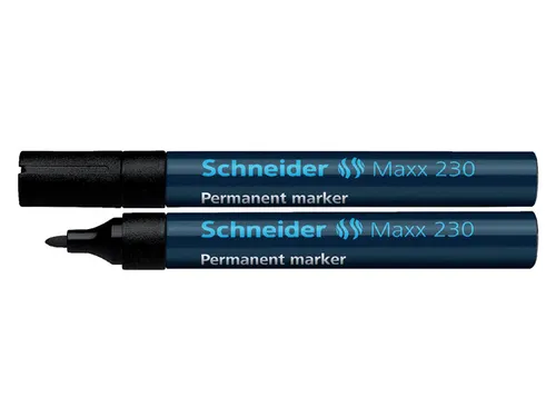 Viltstift Schneider Maxx 230 rond zwart 1-3mm