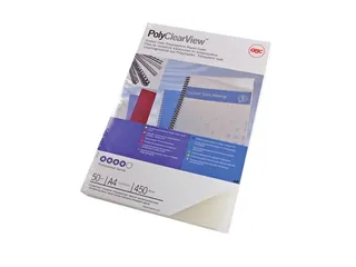 Voorblad Polycover Gbc A4 350 Micron Mat Transparant - 4