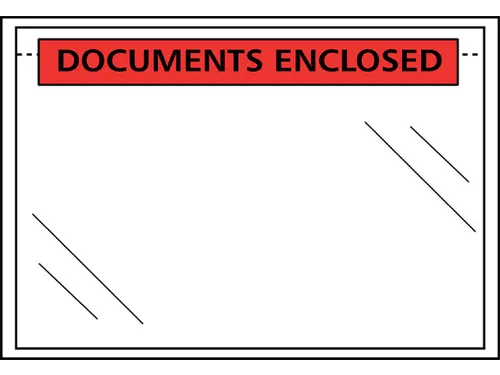 Paklijstenvelop Cleverpack Zelfklevend C5 155x230mm Documents Enclosed