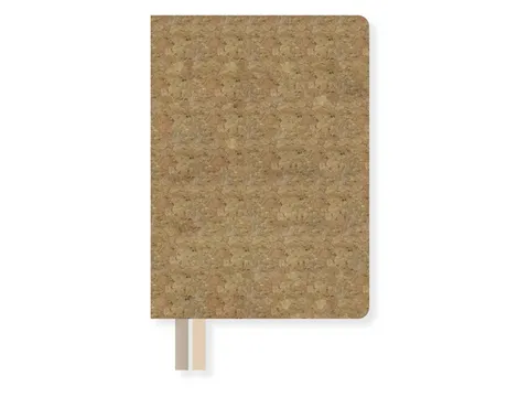 Notitieboek Soft Scenes A6 SC met kurk motief 80grams FSC 160 pagina's
