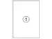 Etiket Quantore 210x297mm wit 100st