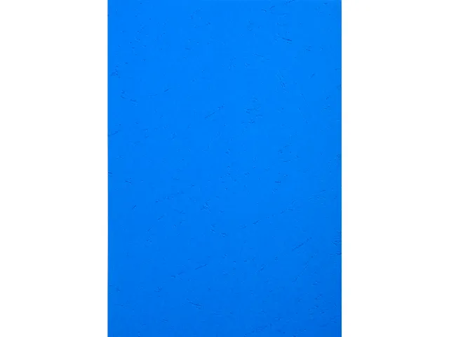 Paquet de 100 couvertures Grain cuir pour reliure A4 - Bleu