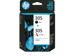 Inktcartridge HP 6ZD17AE 305 zwart + 3 kleuren