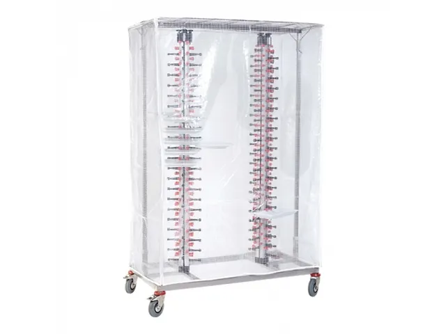 Hoes voor dubbel Bordenrek 168 borden 172x120x60cm