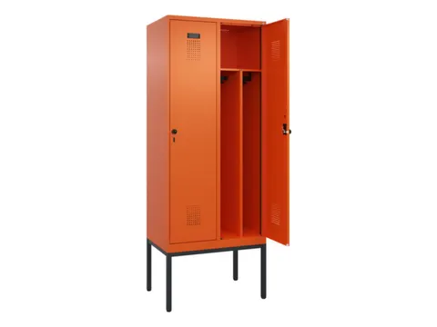 locker voor scheiding van kleding,HxBxD 2120x800x500mm,2vak