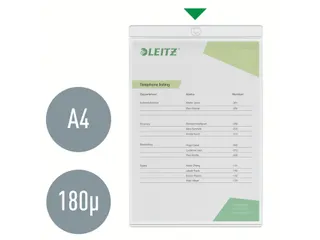U-map Leitz 4094 A4 met ophangoog 0.20mm PVC transparant - 8