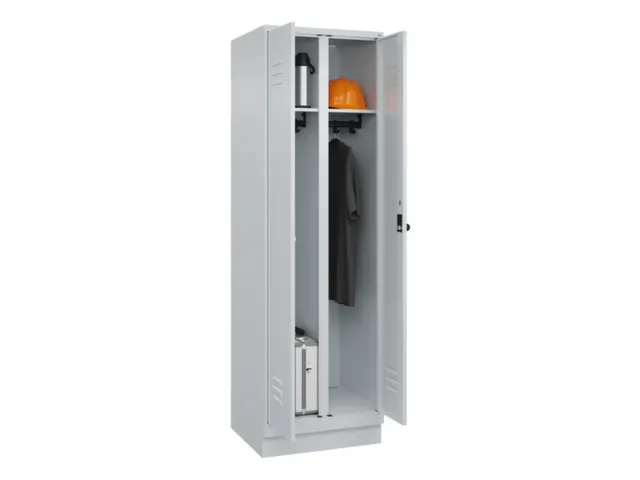 locker voor scheiding van kleding,HxBxD 1950x600x500mm,2vak