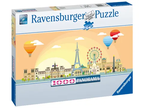 Puzzel Ravensburger Een dag in Parijs 1000 stukjes