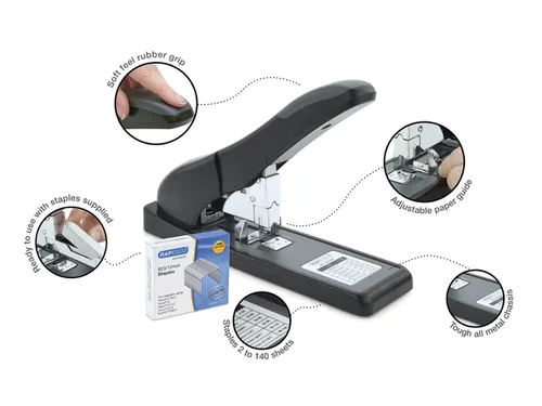 nietmachine HD-140 140 vellen zwart