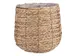 Panier plante Mica Jonc de mer Avalon rond marron clair 31x30cm