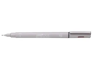 Fineliner Uni-ball Pin 0.5mm lichtgrijs - 2