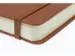 Schetsboek Kangaro A4 cognac PU HC 80 vel 140gr roomwit met elastiek e