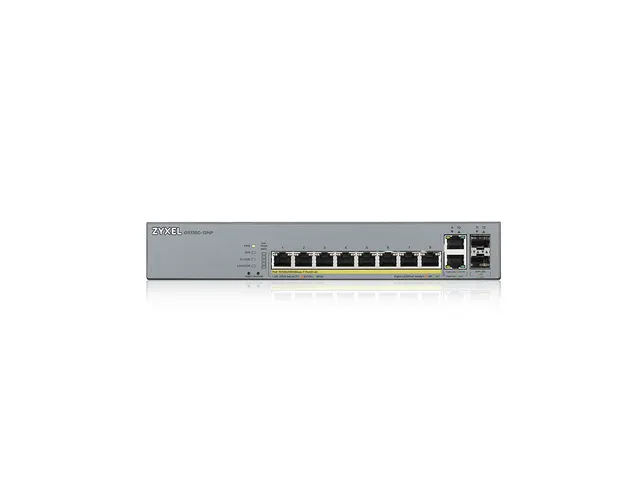 GS1350-12HP, 12 Port managed CCTV PoE switch, long range, 130W