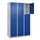 lockerkast,HxBxD 1850x1200x500mm,3x3vakken,vak B 400mm,cil.-slot