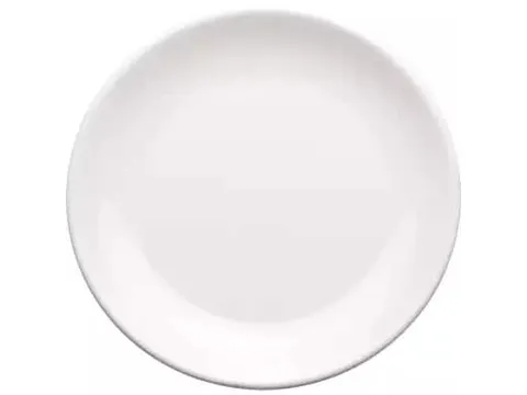 Bord Seco 23 cm melamine wit doos a 6 stuks