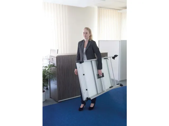 Verrijdbare flipover MAULpro Vierpoot Gelakt staal