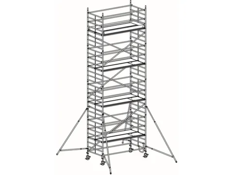 rolsteiger,reik H 9,4m,steiger H 8,64m,4platform(s),m. luik