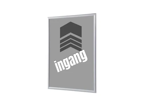 Kliklijst A1 complete set met print "INGANG" Grijs