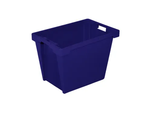Euronorm Draaistapelbak 400x600x400mm Blauw