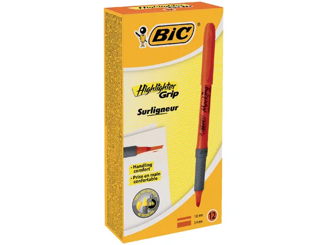 Markeerstift Bic Highlighter Grip Oranje