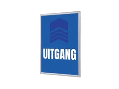 Kliklijst A1 complete set met print "UITGANG" Blauw