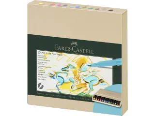 Tekenstift Faber-Castell Pitt Artist Pen Brush 12dlg studiobox - 3