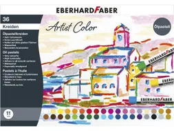 Oliepastelkrijt Eberhard Faber 11mm doos a 36 st assorti