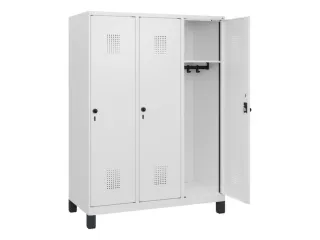 schoollocker,HxBxD 1630x1200x500mm,3vak,vak B 400mm,draaigrendel - 1