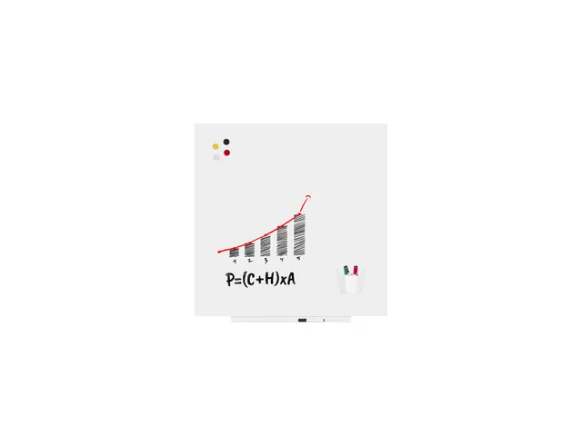 Tableau blanc Rocada Skincolour 100x100cm blanc laqué