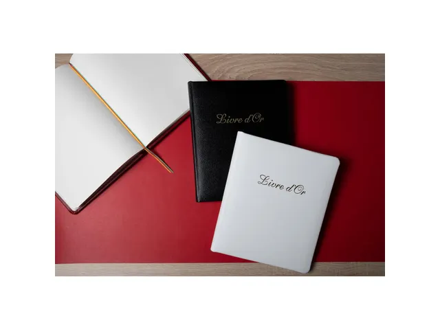 Gastenboek Alpille 2 6x22cm 140bl wit