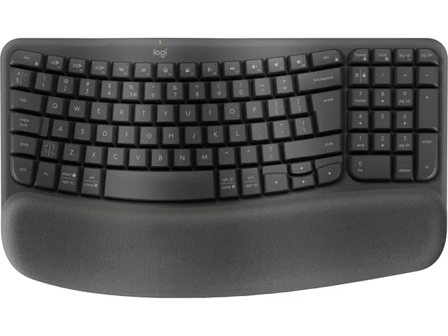 Logitech Wave Keys toetsenbord Bluetooth QWERTY US International Grijs