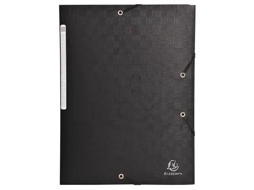 Elastomap A4 glanskarton 3 kleppen monobloc Assorti