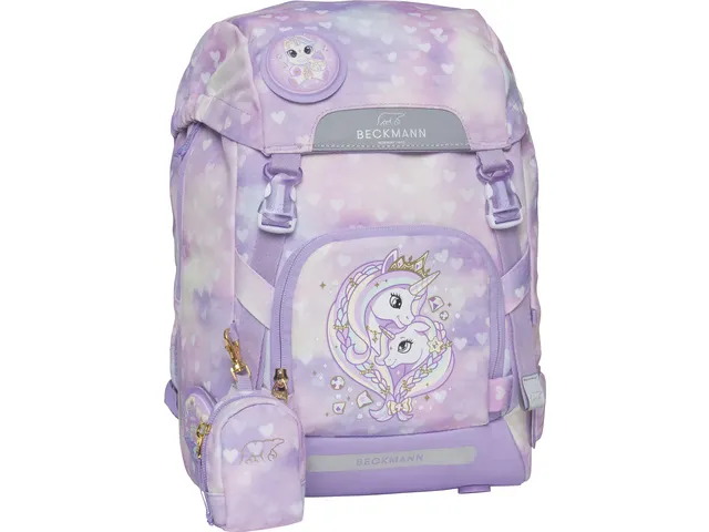 Schooltas Beckmann Classic 22L Unicorn Princess Purple