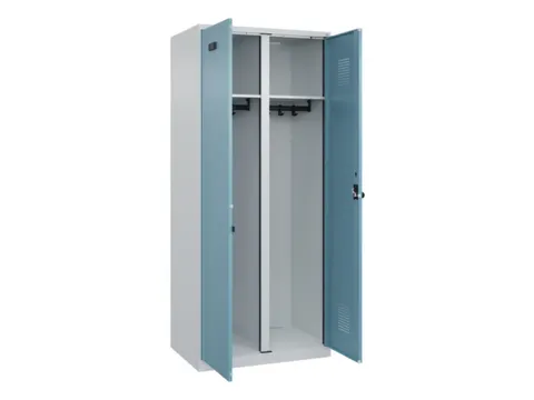 locker voor scheiding van kleding,HxBxD 1850x800x500mm,2vak