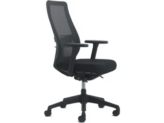 Bureaustoel NPR 1813 Net Zwart - 2