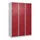 dubbeldekse locker,HxBxD 1850x1200x500mm,3x2vak.,vak B 400mm