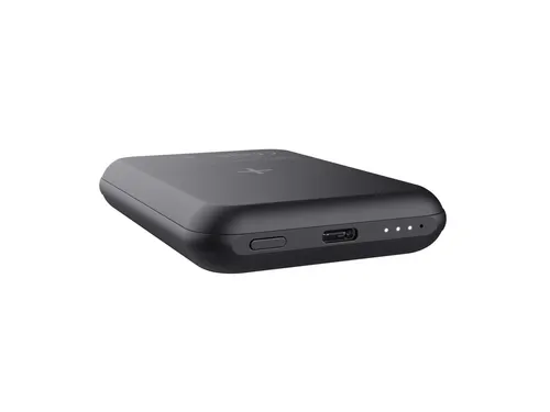 Trust 24877 Magno Draadloze magnetische powerbank 5.000 mAh Zwart