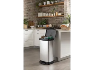 Pedaalemmer Decobin Duo 23+23 Liter Zilver Zwart - 8