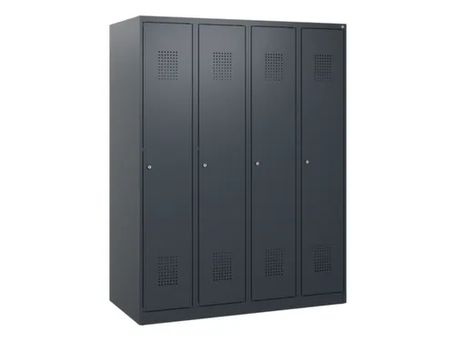 schoollocker,HxBxD 1530x1200x500mm,4vak,vak B 300mm,cil.-slot