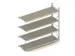 rayonnage grande largeur,rayonnage suivant,HxlxP 2500x2651x800mm