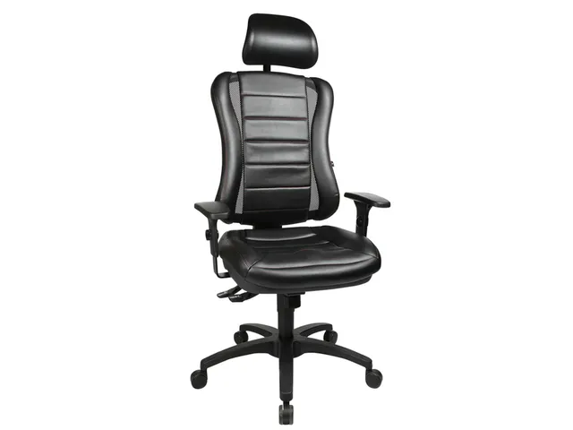 Bureaustoel Topstar Head Point RS zwart kunstleder