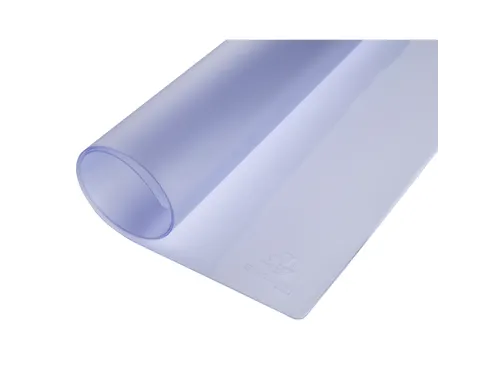 Onderlegger flexibel PVC 43x90cm kristal