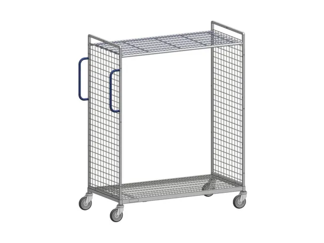 Verzamelwagen,Draagverm. 150Kg,2Etage(S),Draadgaasbodem,Verz.