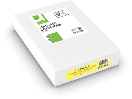 gekleurd kopieerpapier A4 80 gram 500vel felgeel