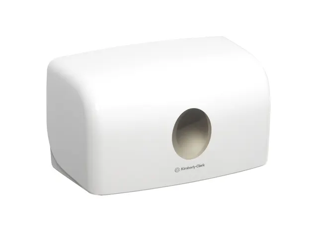 Handdoekdispenser Aquarius voor i-vouw mini wit 6956